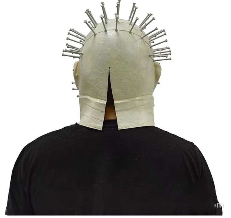 หน้ากากสยองขวัญ Pinhead Hellraiser สำหรับใบหน้า ซิลิโคนลาเท็กซ์