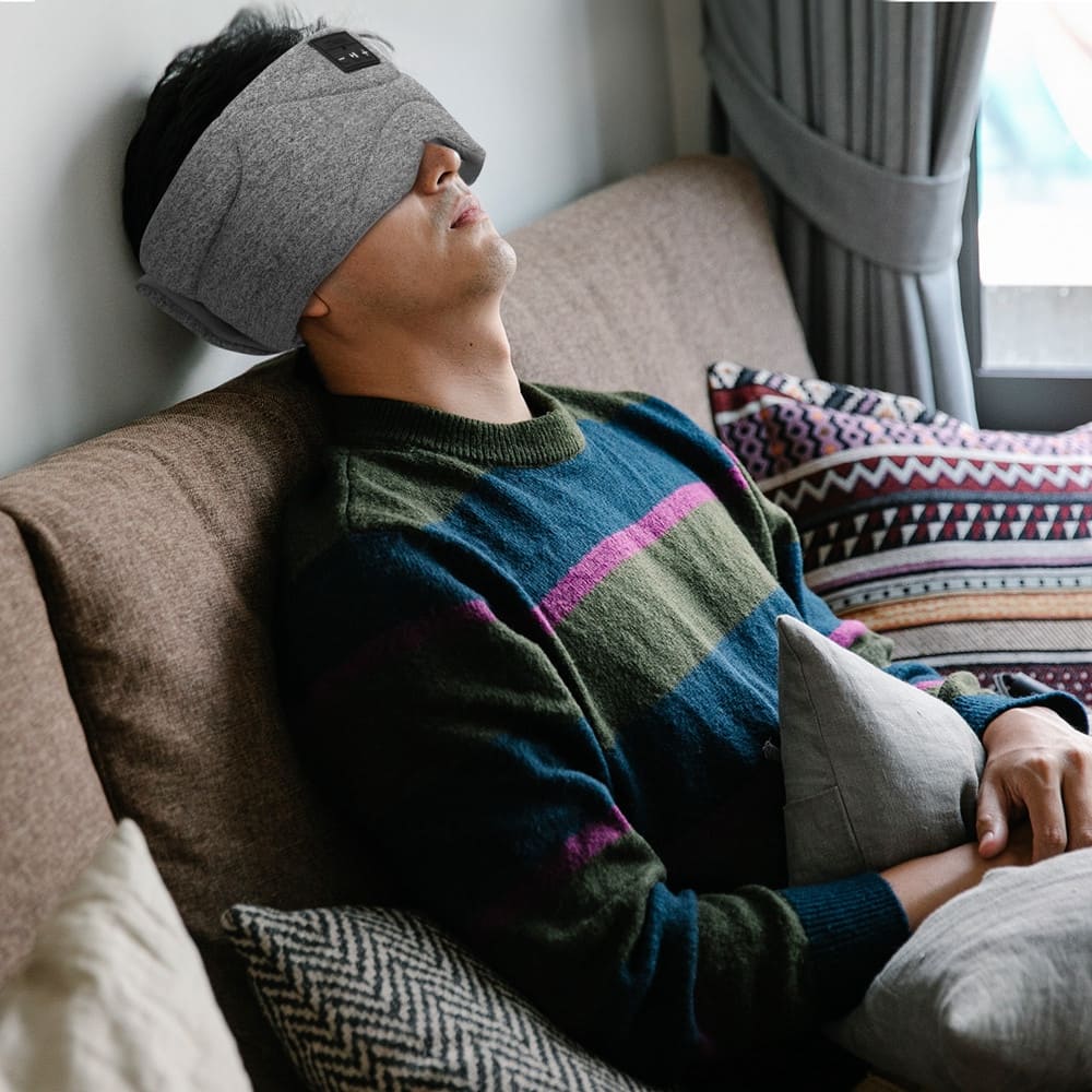 ผ้าปิดตาหูฟังสำหรับนอนหลับป้องกันเสียงรบกวนเพื่อการนอนหลับที่มีคุณภาพ