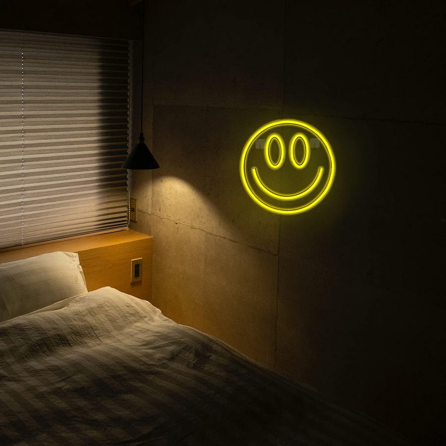 สไมลี่ไลท์ LED จารึกโลโก้โฆษณายิ้ม