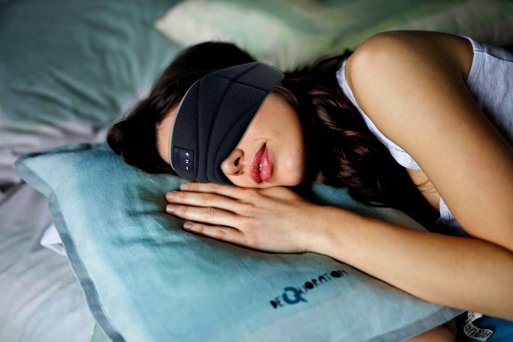 Sleeping Mask Bluetooth - ผ้าปิดตาไร้สายป้องกันเสียงรบกวน